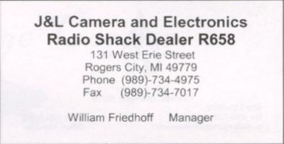 Radio Shack - Rogers City Store
